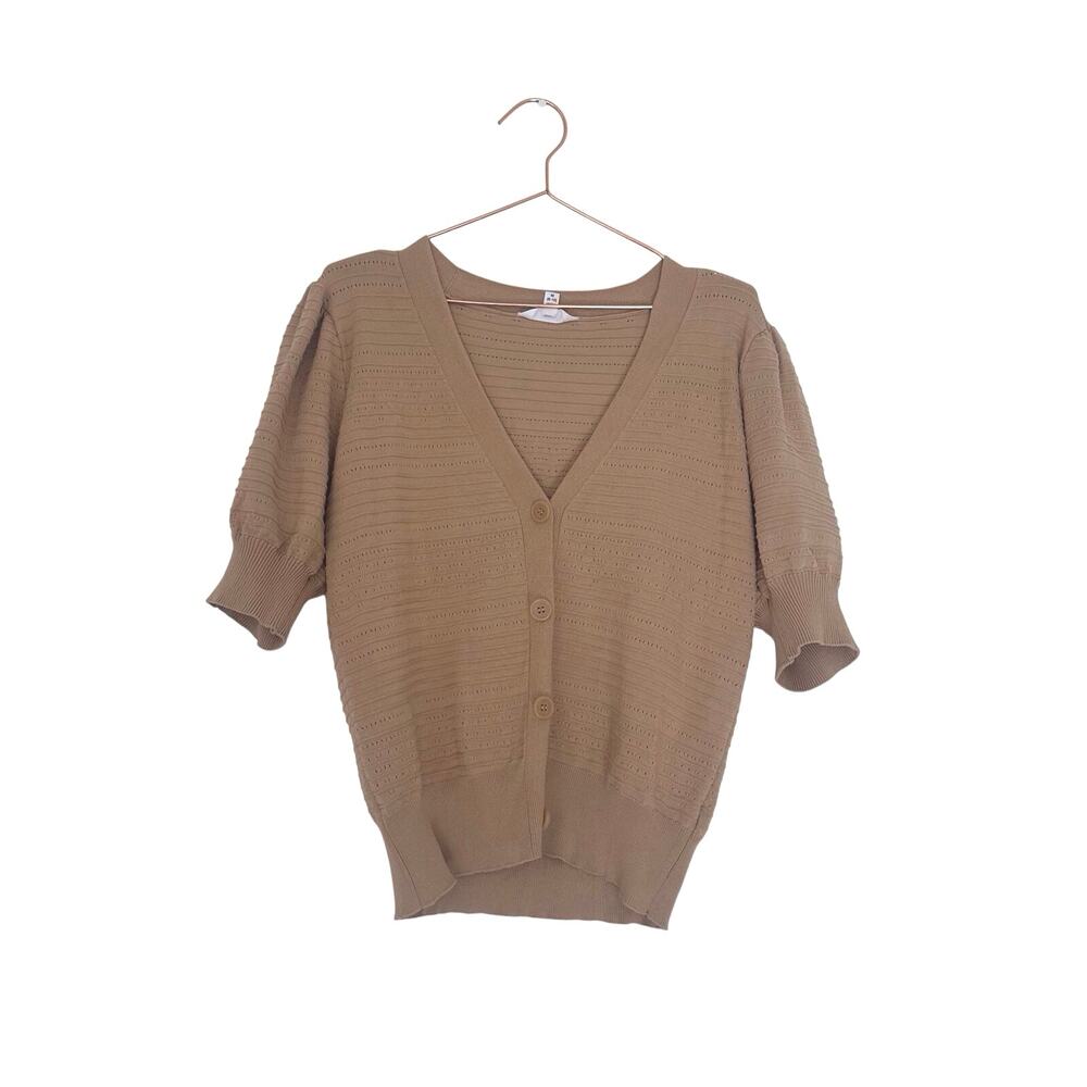 Time & Tru short sleeve v neck cardigan size medium